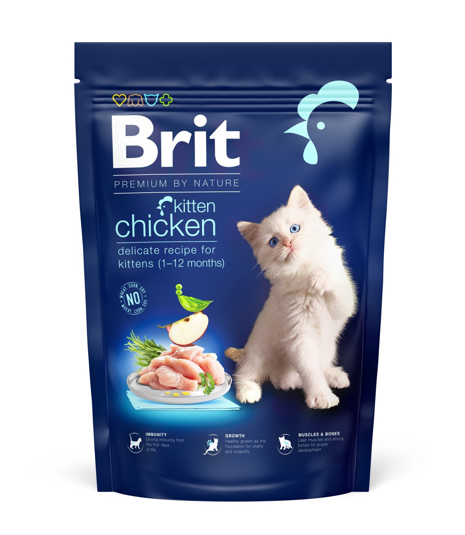 Сухий корм для кошенят Brit Premium by Nature Kitten - 1