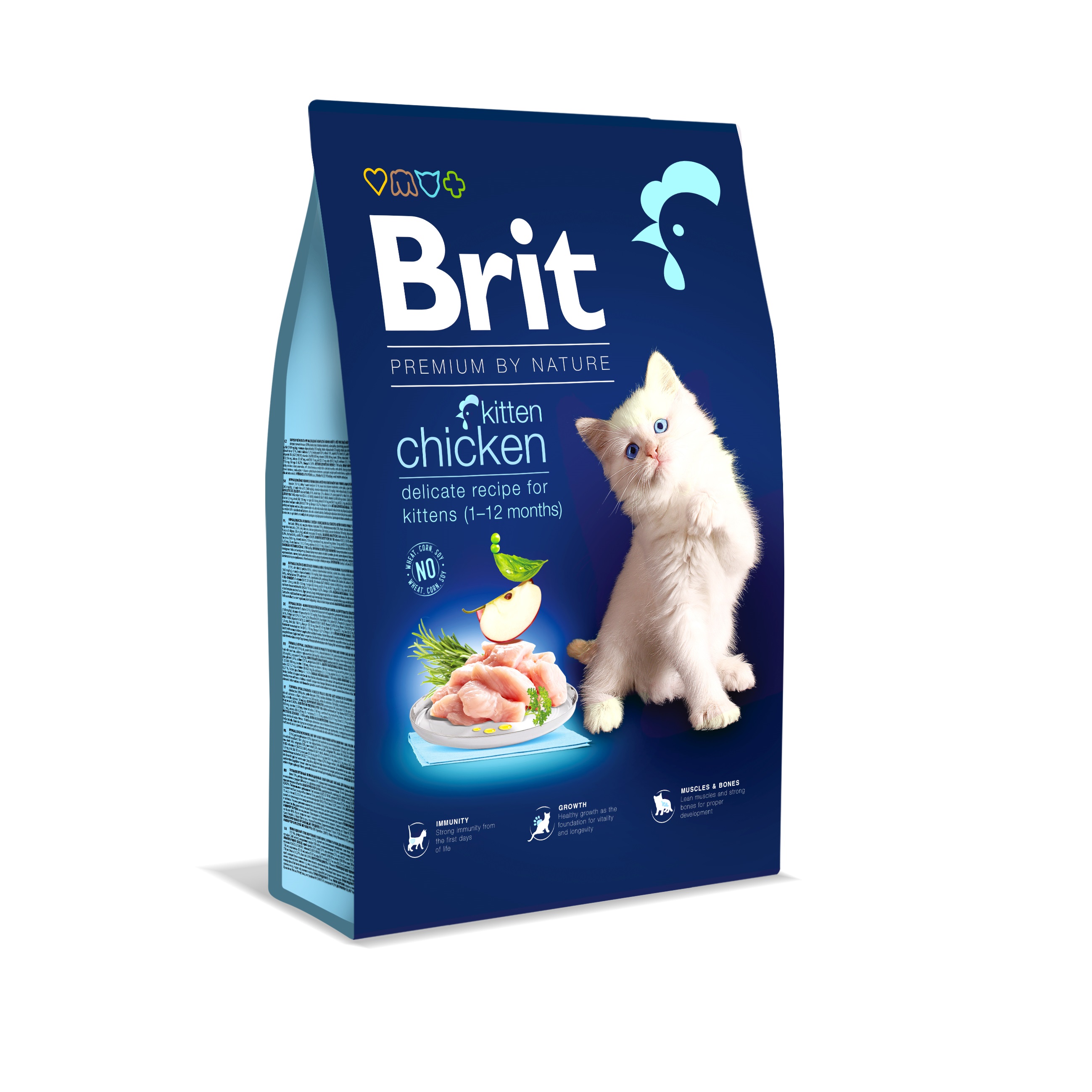 Сухий корм для кошенят Brit Premium by Nature Kitten - 2