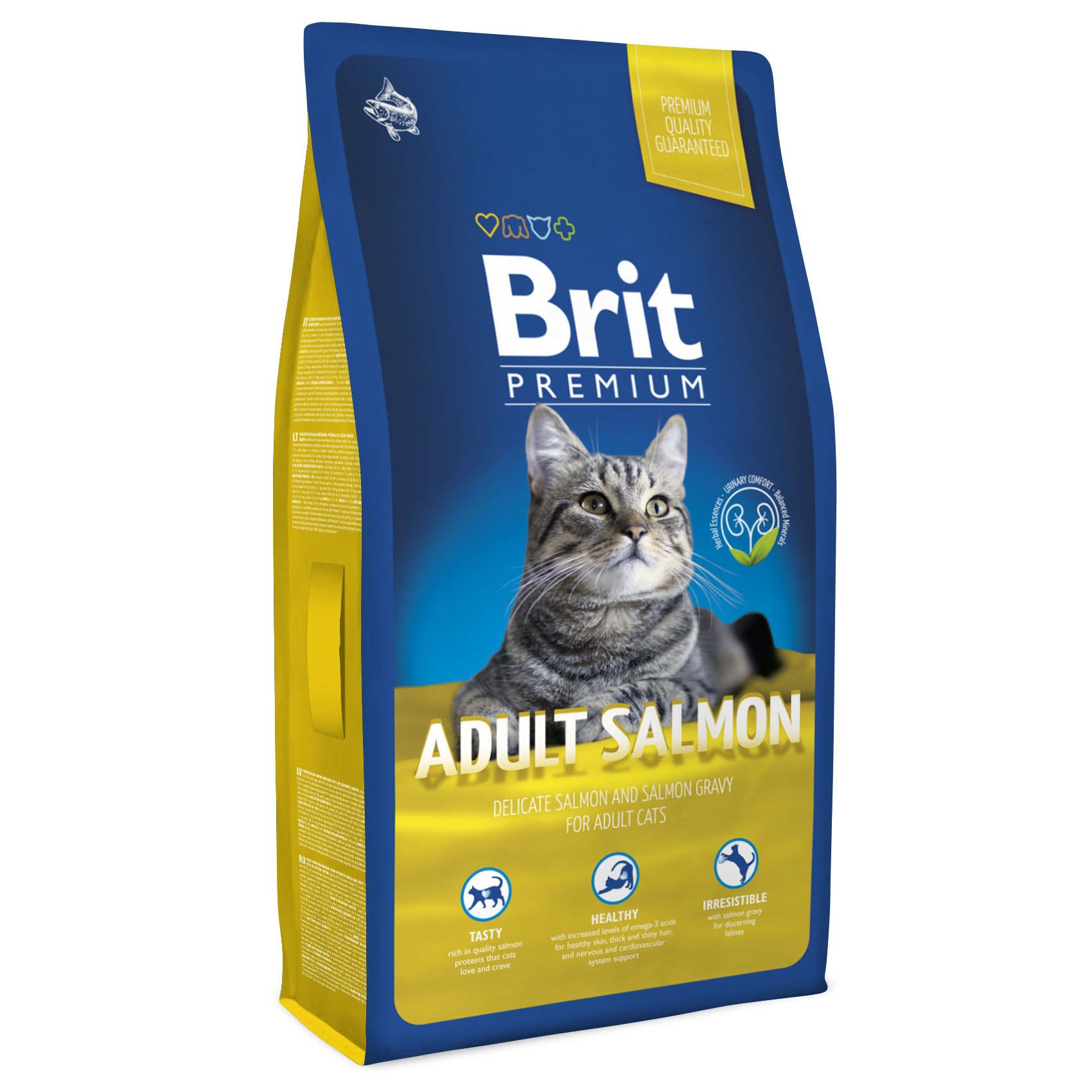 Сухий корм для котів Brit Premium Cat Adult Salmon - 2