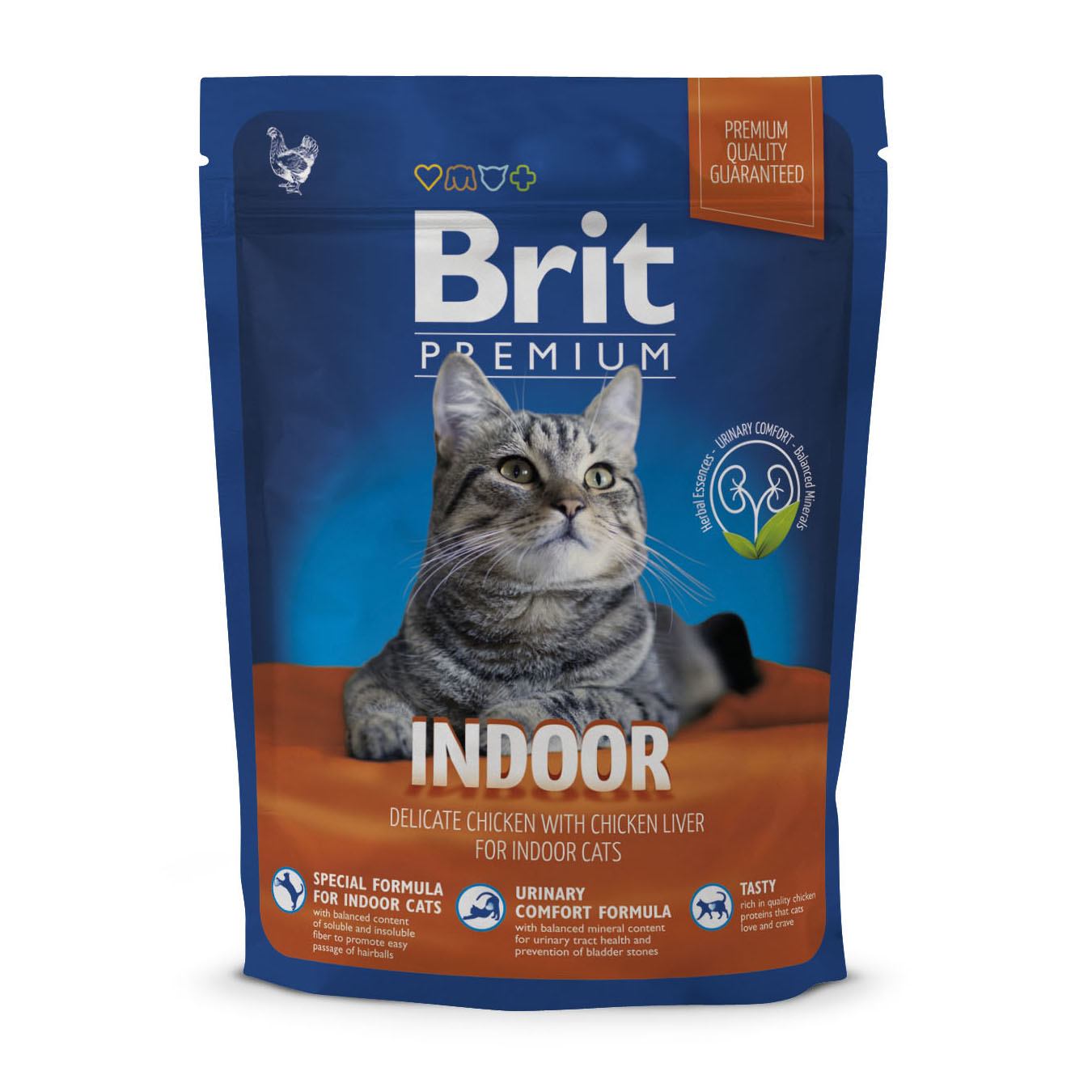 Сухий корм для котів Brit Premium Cat Indoor - 1