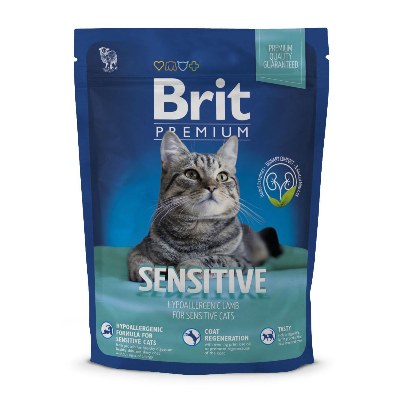 Сухий корм для котів Brit Premium Cat Sensitive - 1