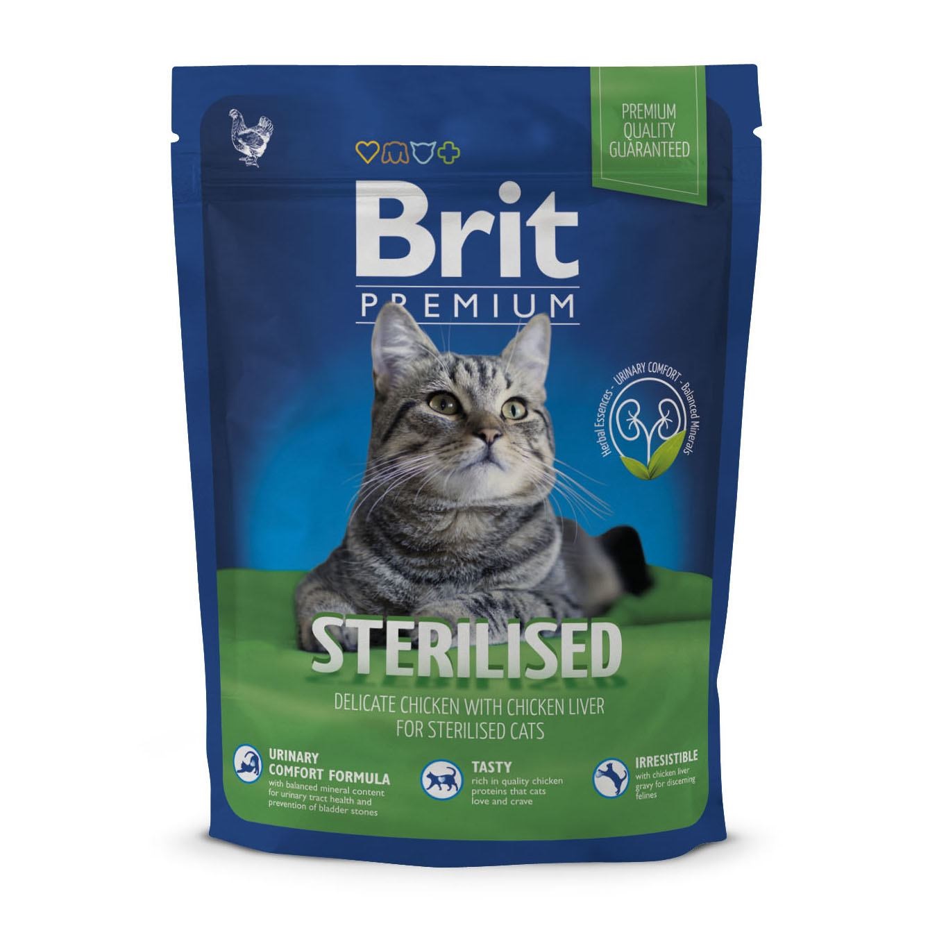 Сухий корм для котів Brit Premium Cat Sterilized - 1