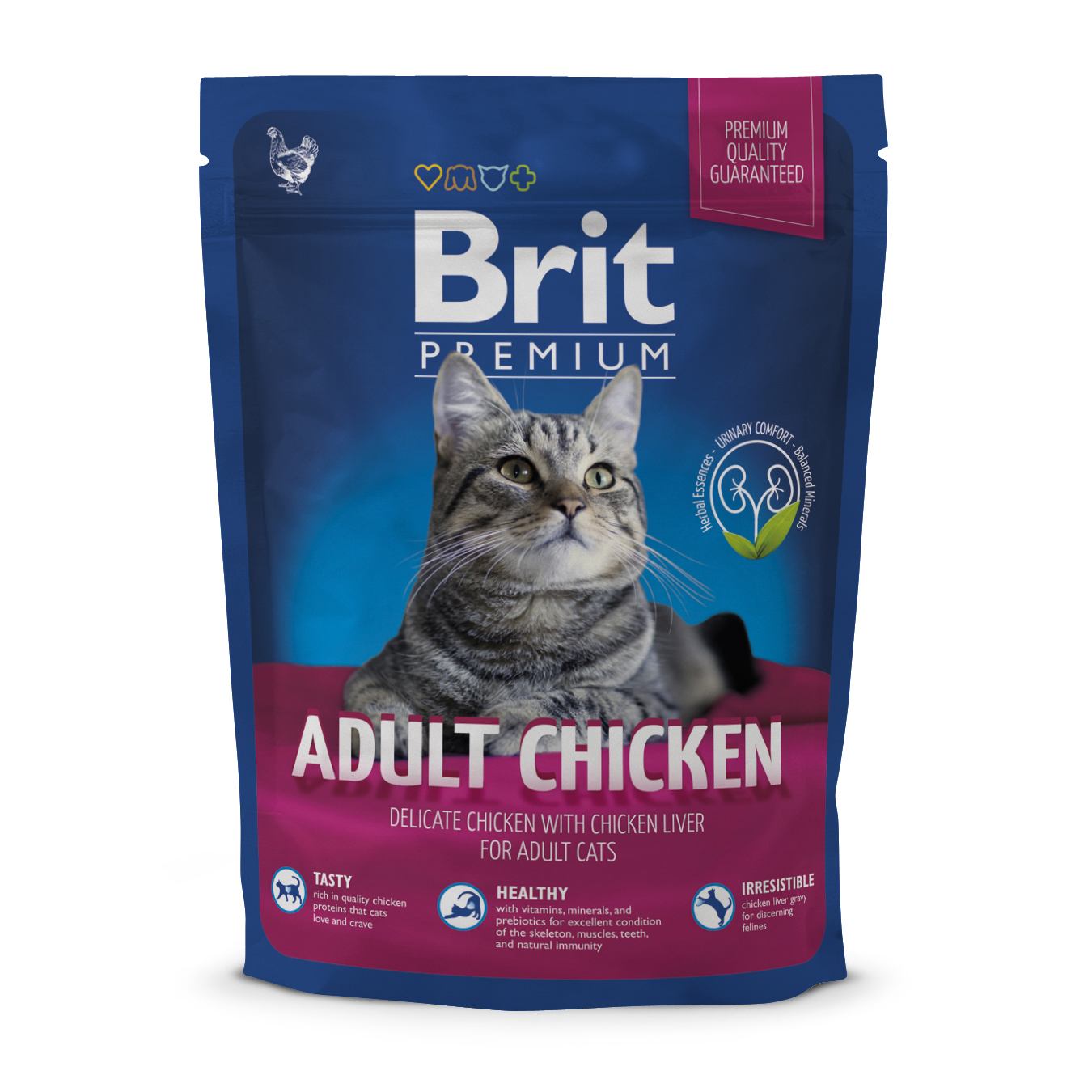 Сухий корм для котів Brit Premium Cat Adult Chicken - 1