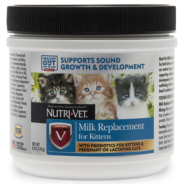 Замінник молока для кошенят  Nutri-Vet Kitten Milk, від 0 до 2 міс, 170г - 1