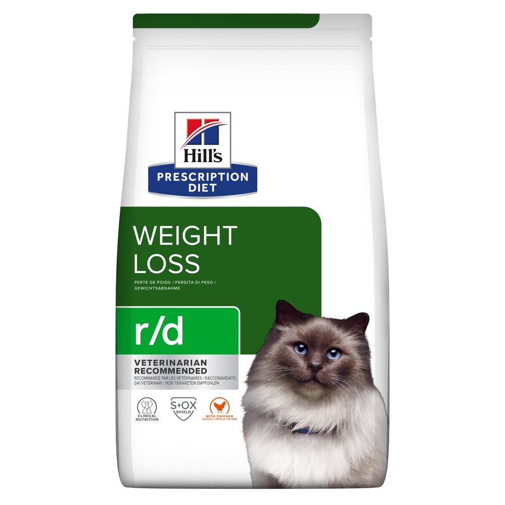Лікувальний сухий корм для котів Hills Prescription Diet r/d Weight Reduction - 1