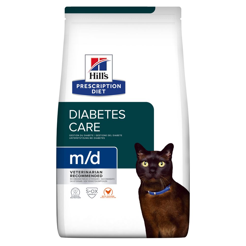 Лікувальний сухий корм для кішок Hills Prescription Diet m/d Diabetes / Weight Management - 1