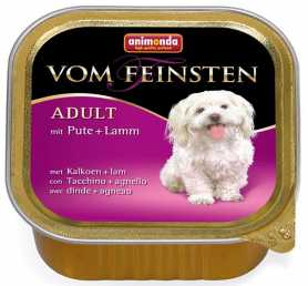 Вологий корм для собак Animonda Vom Feinsten Adult з ягням і індичкою, 150 гр - 1