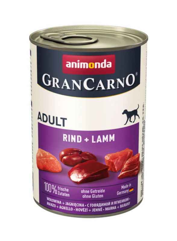 Консервы для собак Animonda Gran Carno Adult говядина и ягненок - 2