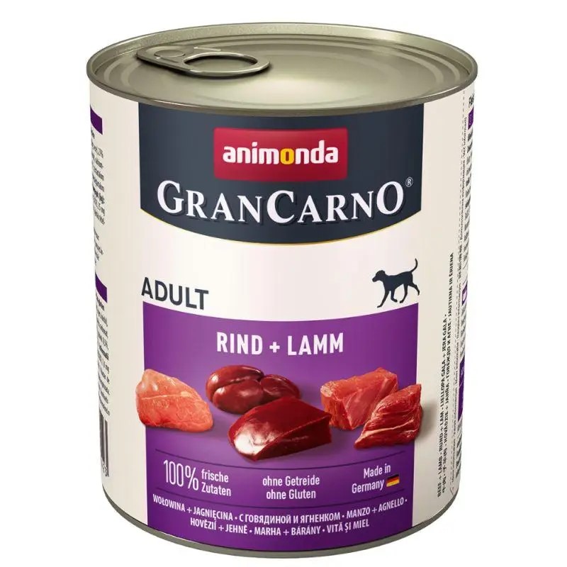 Консервы для собак Animonda Gran Carno Adult говядина и ягненок - 1