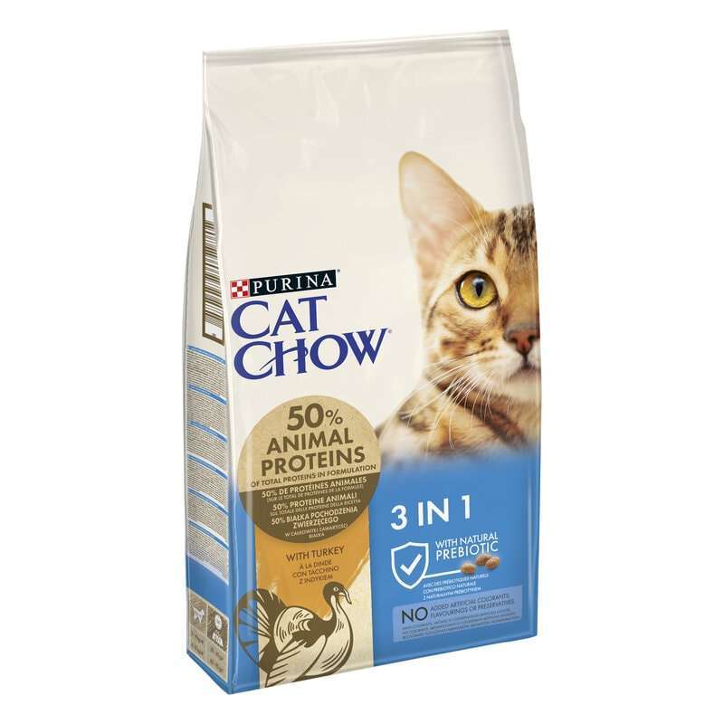 Сухий корм для котів Purina Cat Chow Feline 3in1 - 1