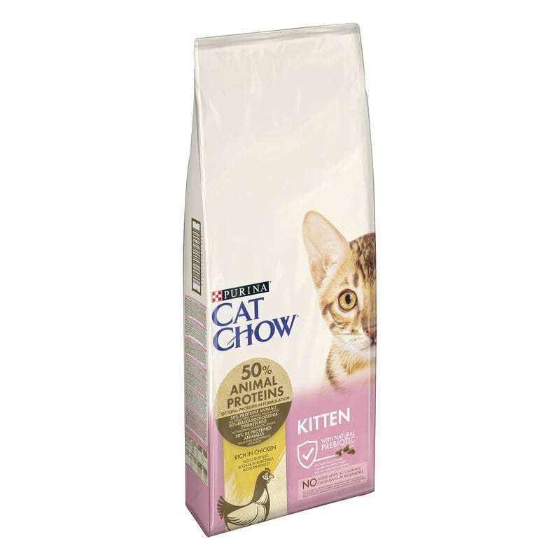 Сухий корм для кошенят Purina Cat Chow Kitten з куркою - 1