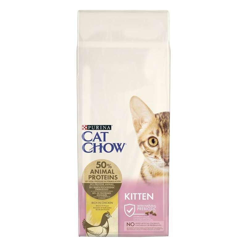 Сухий корм для кошенят Purina Cat Chow Kitten з куркою - 3