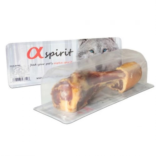 Ласощі для собак Alpha Spirit Ham Bone Maxi Blister цукрова кістка, 20см - 1