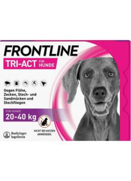 Краплі для собак вагою 20-40кг FrontlineTri-Act від бліх і кліщів - 1