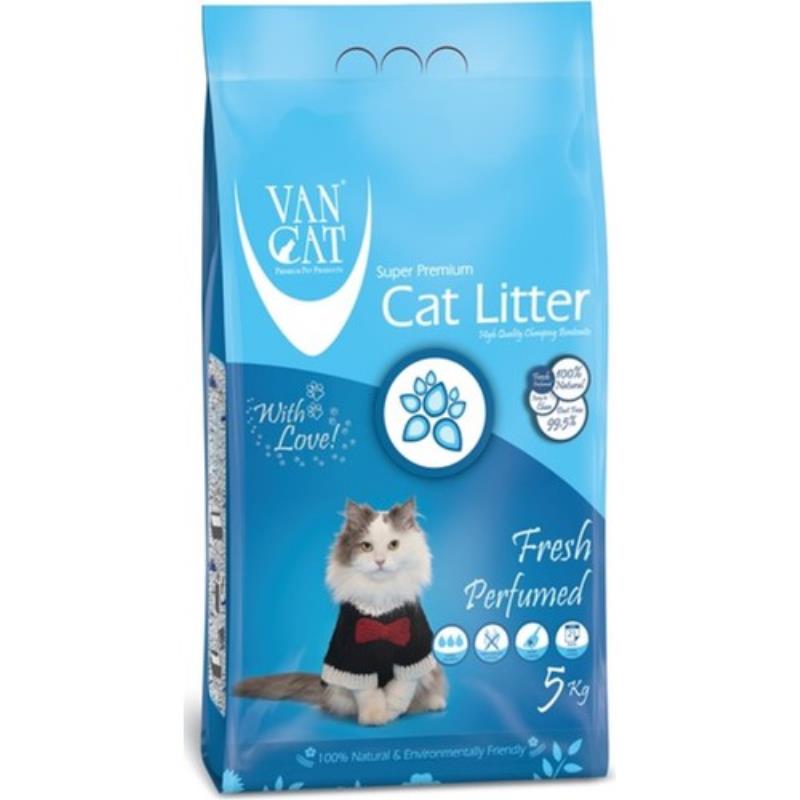 Наповнювач для котячого туалету Van Cat Vanilla, бентонітовий - 1