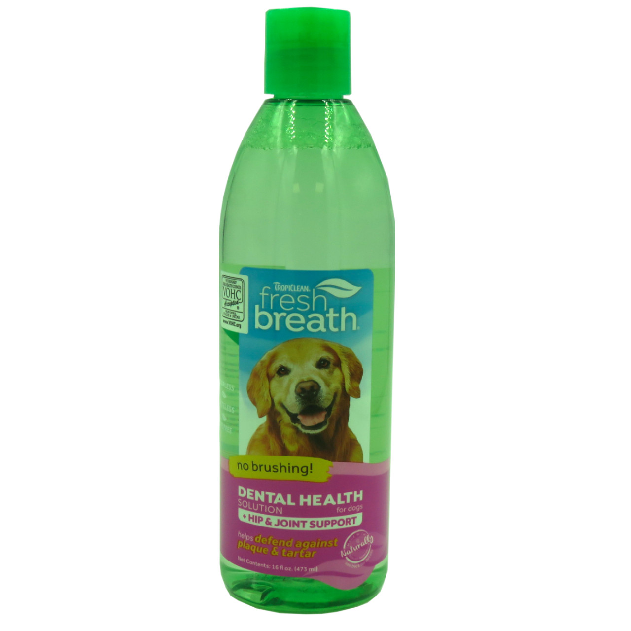 Добавка в воду для собак і кішок TropiClean Oral Care "Підтримка суглобів" з глюкозаміном,473 мл - 1