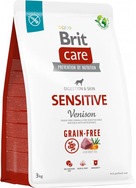 Сухий корм для собак Brit Care Grain Free Sensitive Venison - 1