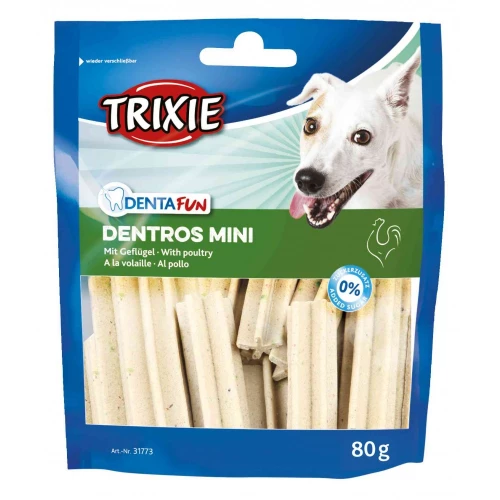 Ласощі для собак Trixie Dentros Mini, 80 гр - 1